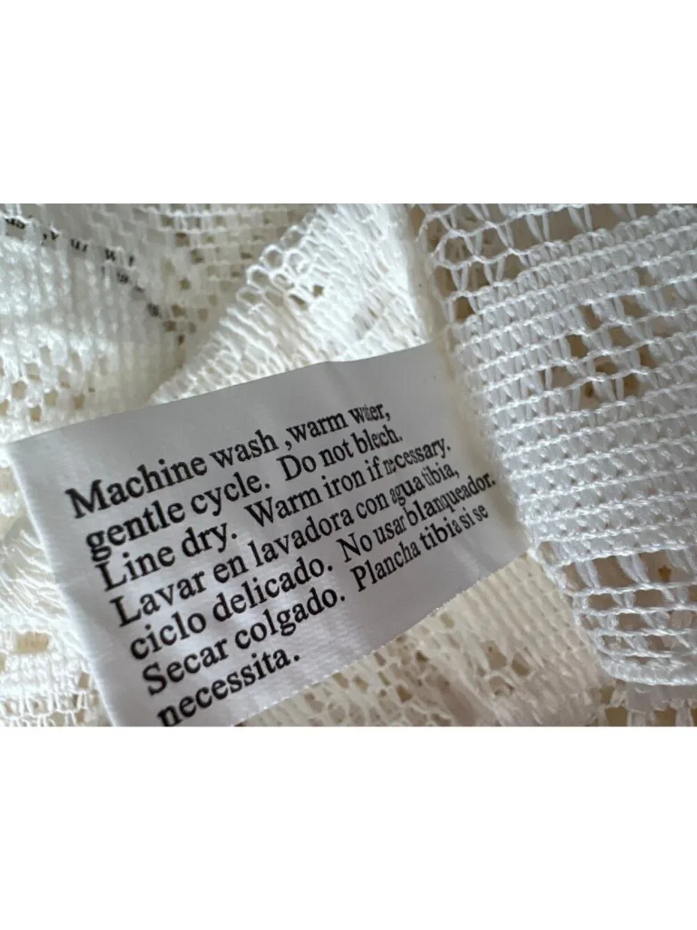 Cream Lace Curtain Set 56
